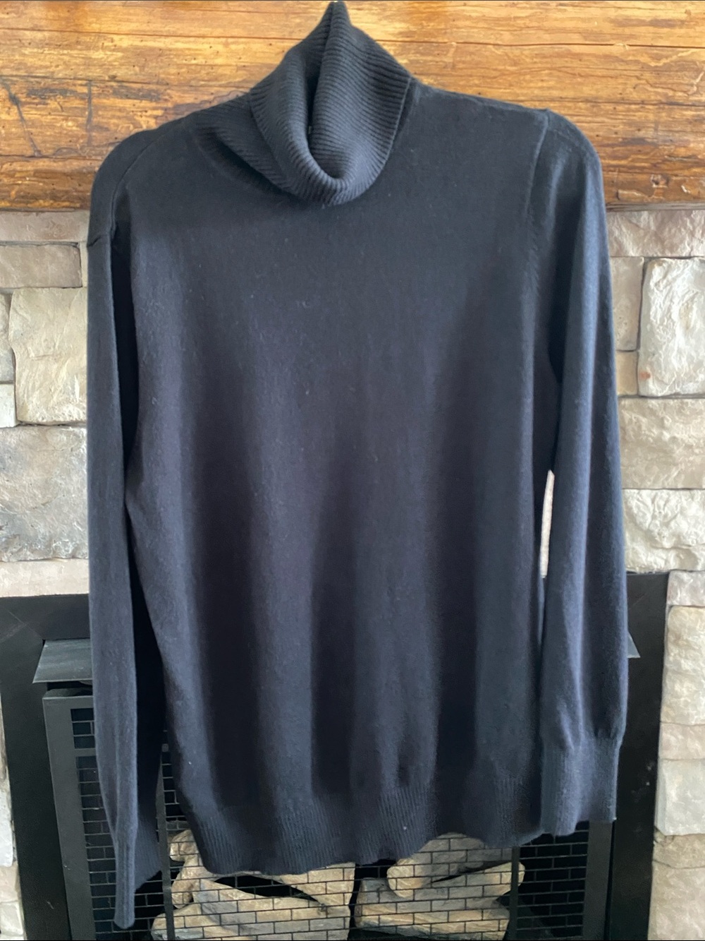 L.L. Bean Black Women's Turtleneck Sweater
